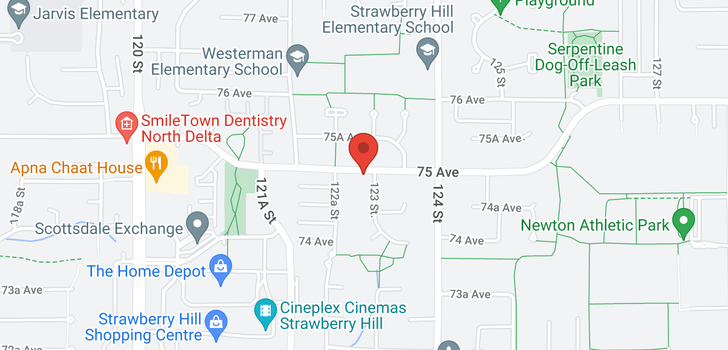 map of 12300 75 AVENUE